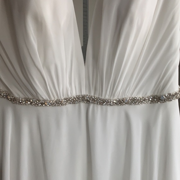 Halter Wedding Dress - Picture 5 of 9